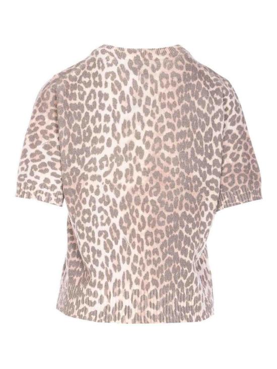 25FW 가니 반팔 티셔츠 K2500943 Animal Print - GANNI