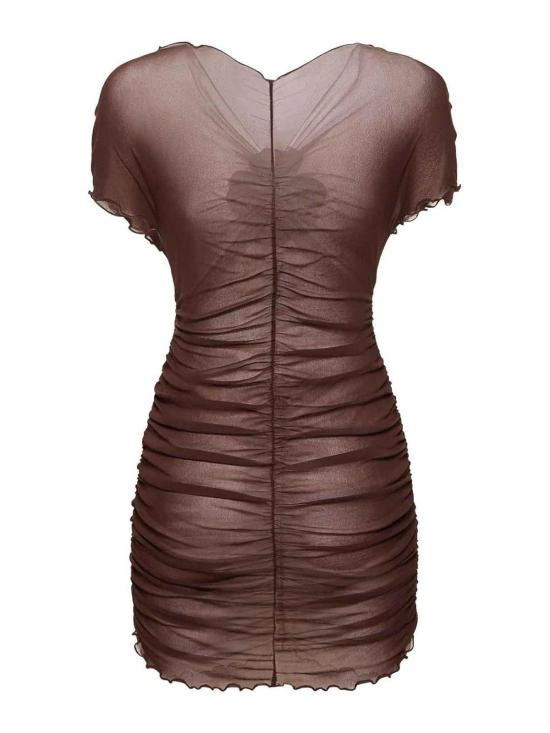  필로소피 미디 스커트 047907180102 Brown - PHILOSOPHY