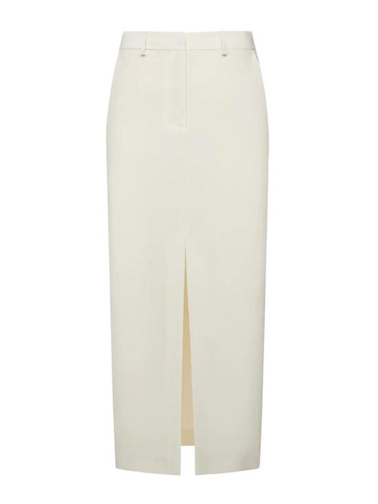 25SS 시모나 코르셀리니 미디 스커트 P25CPGO01501V0359 White