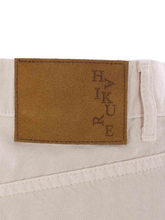 25SS 하이쿠레 스트레이트 팬츠 HEW03340GF146PXT0546 White - HAIKURE