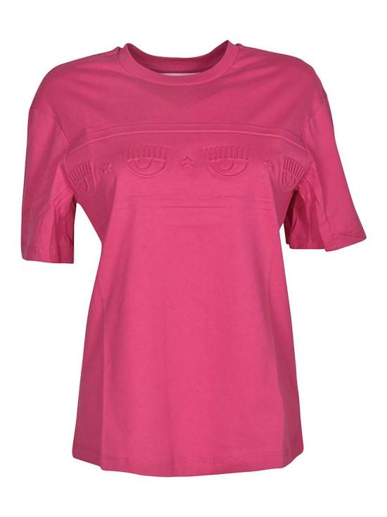  키아라 페라그니 반팔 티셔츠 77CBHK09CJK01344 Pink