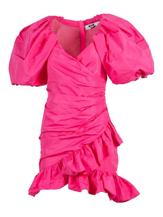  엠에스지엠 미디 스커트 3441MDA25237109HOT Fuchsia