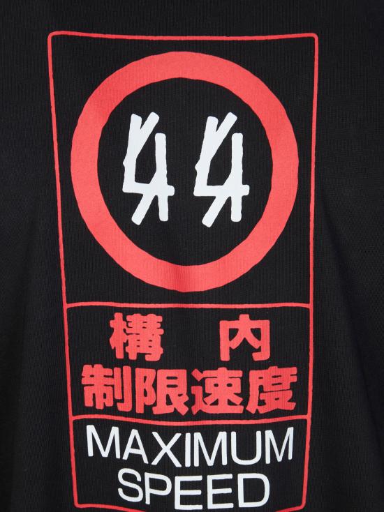 26SS 44레이블 반팔 티셔츠 B0030556FA706P762 BLACK NERO - 44 LABEL