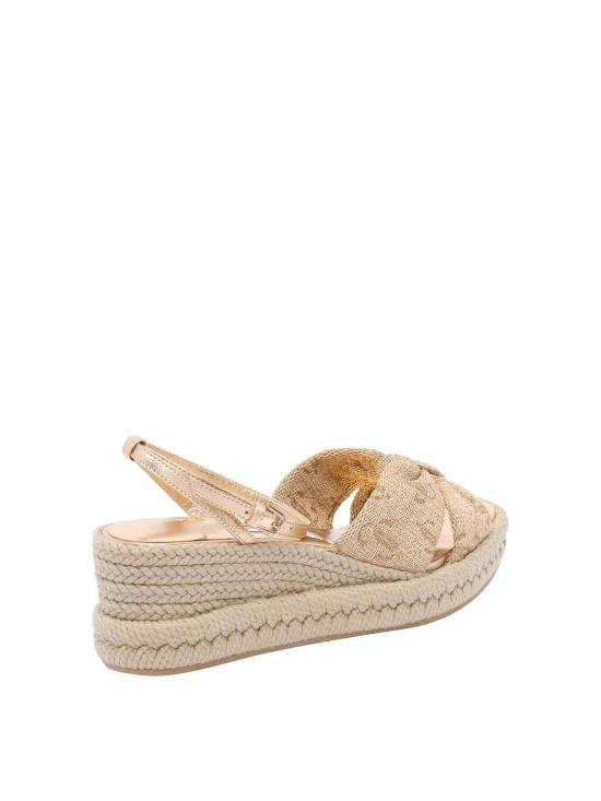 26SS 지미추 스니커즈 AELLAWEDGE60GTJGOLDMIX Beige - JIMMY CHOO