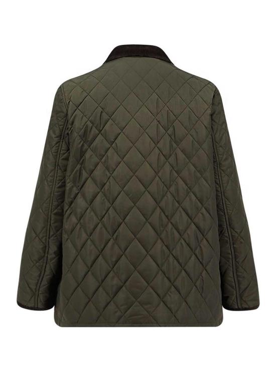 26SS 버버리 퀼팅 나일론 반 자켓 8113591 Green - BURBERRY