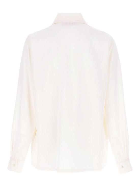 25FW 마르니 긴팔 셔츠 CUMU0310S0TW83900W01 White - MARNI