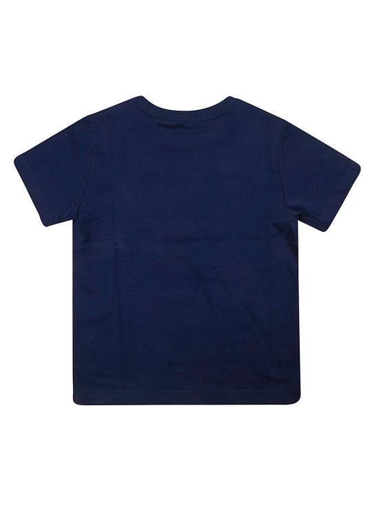 26SS [키즈] 랄프 로렌 티셔츠 323A12428 002 SP26 BEAR NEWPORT NAVY - RALPH LAUREN