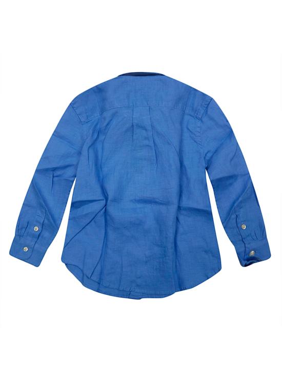 26SS [키즈] 랄프 로렌 셔츠 322967600 001 HARBOR ISLAND BLUE - RALPH LAUREN