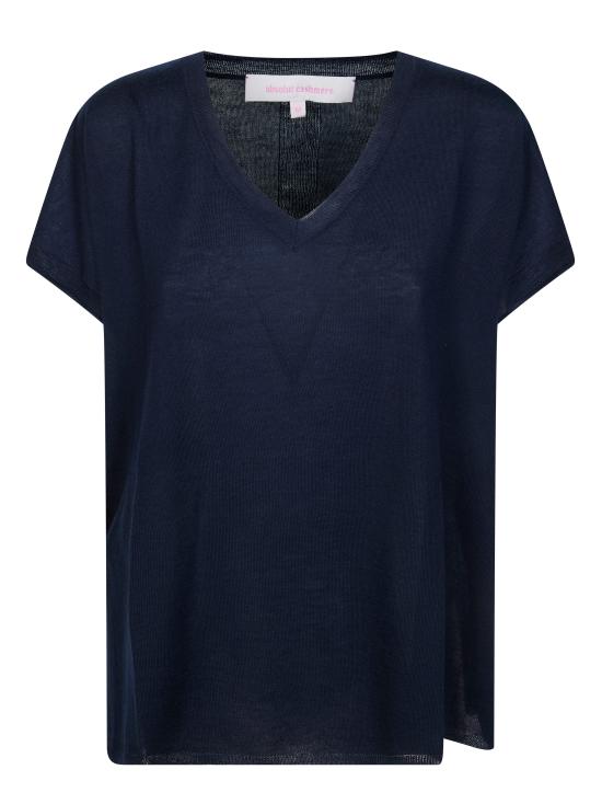 26SS 앱솔루트 캐시미어 반팔 티셔츠 AF3B003LYC000 NAVY BLU