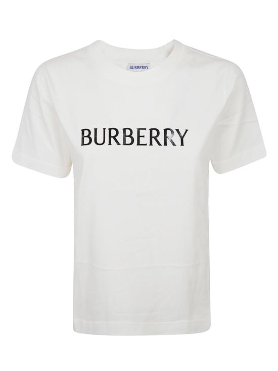 26SS 버버리 로고 코튼 티셔츠 8118978 CHALK