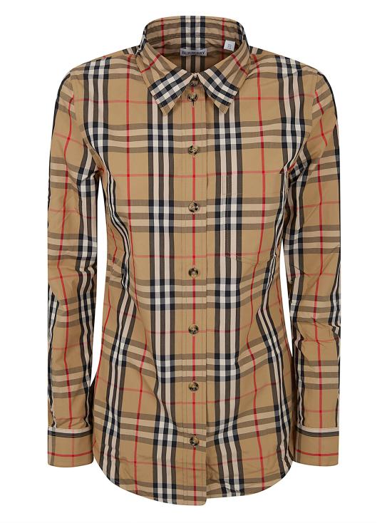 26SS 버버리 라프윙 체크 롱 슬리브 셔츠 8111847 ARCHIVE BEIGE IP CHK