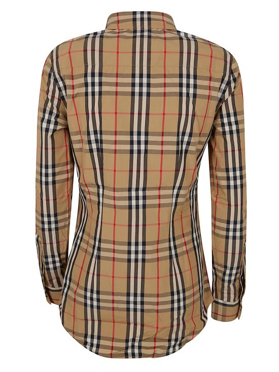 26SS 버버리 라프윙 체크 롱 슬리브 셔츠 8111847 ARCHIVE BEIGE IP CHK - BURBERRY