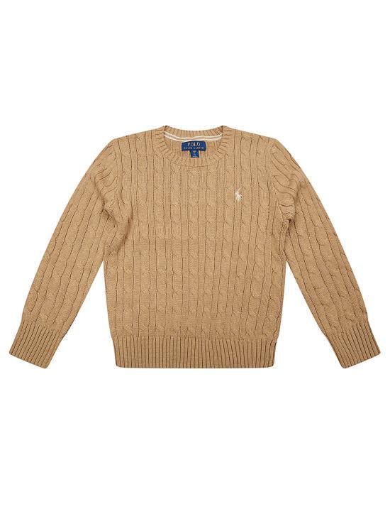26SS [키즈] 랄프 로렌 풀오버 323702674 515 CLASSIC CAMEL HEATHER C8167