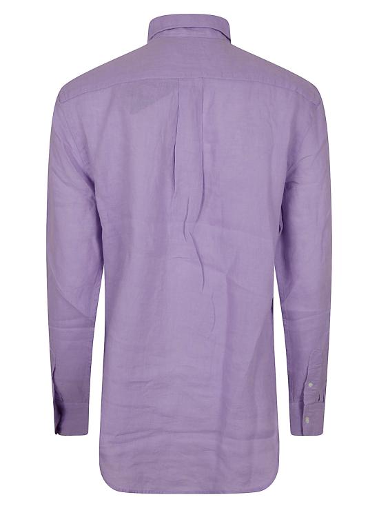 26SS 폴로 랄프로렌 포니 자수 리넨 셔츠 (211970730009) 211970730 513 LIGHT MAUVE - POLO RALPH LAUREN
