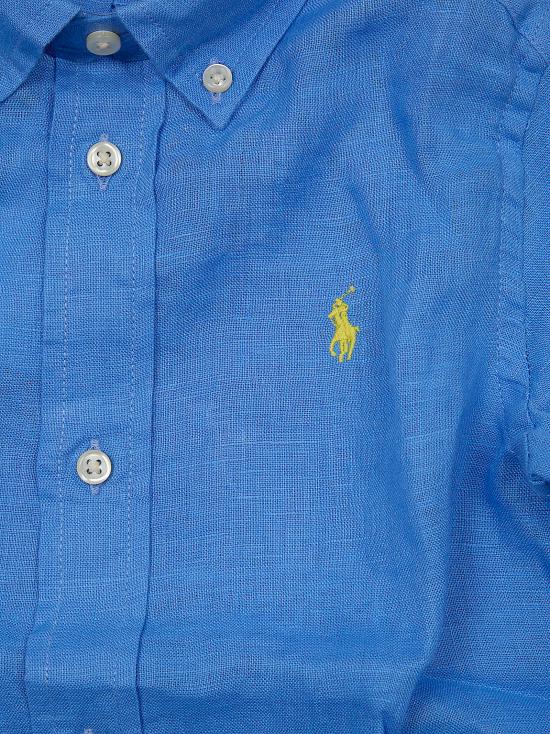 26SS [키즈] 랄프 로렌 셔츠 323967600 001 HARBOR ISLAND BLUE - RALPH LAUREN