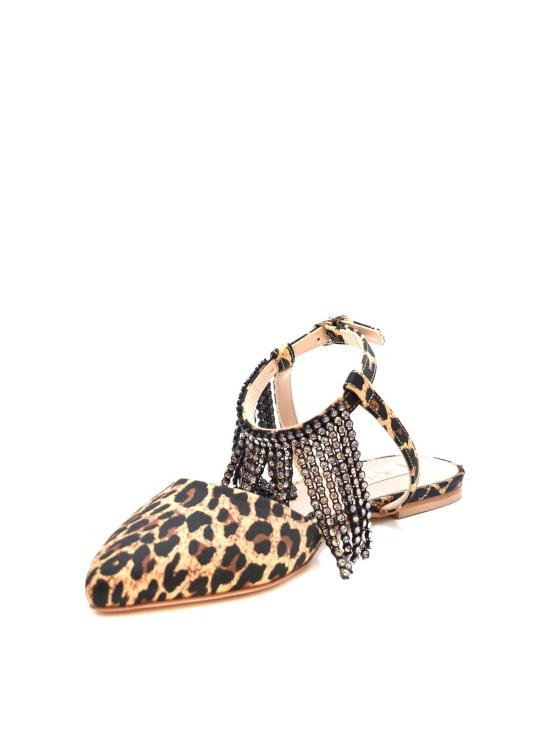  폴리플럼 샌들 164091 Animal Print - POLLY PLUME