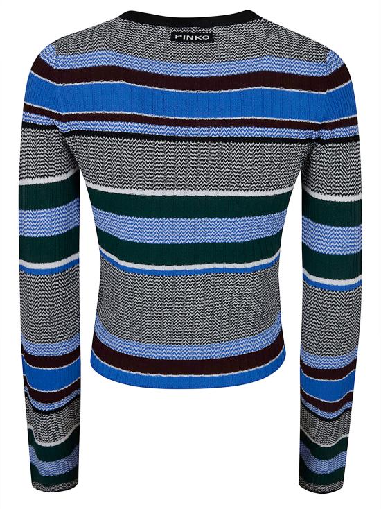 26SS 핑코 스웨터 106367 A355 ZEA NERO AZZURRO - PINKO