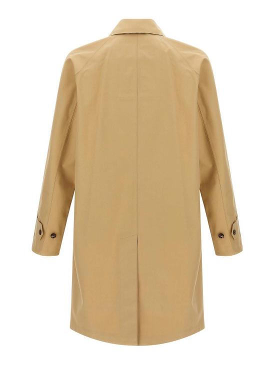 25FW 버버리 미드렝스 본디드 개버딘 카 코트 8110195 Brown - BURBERRY