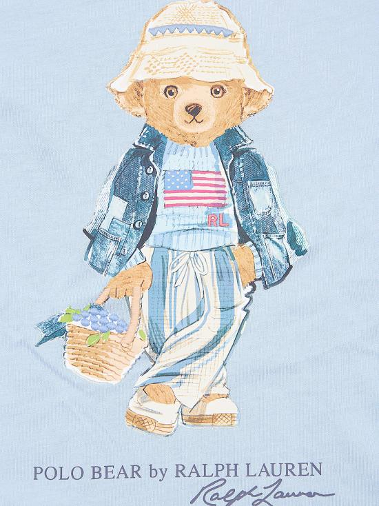 26SS [키즈] 랄프 로렌 티셔츠 313A11759 002 ESTATE BLUE - RALPH LAUREN