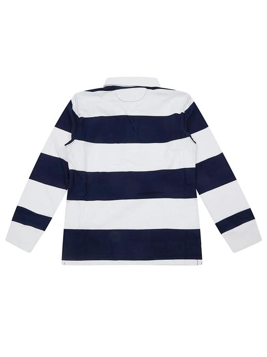 26SS [키즈] 랄프 로렌 셔츠 323932280 001 WHITE CRUISE NAVY - RALPH LAUREN