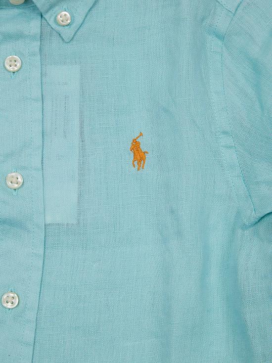 26SS [키즈] 랄프 로렌 셔츠 322967600 506 PARAKEET - RALPH LAUREN