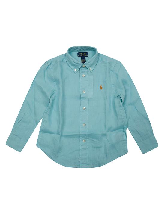 26SS [키즈] 랄프 로렌 셔츠 322967600 506 PARAKEET
