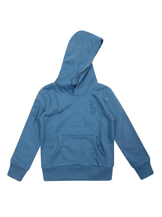 26SS [키즈] 랄프 로렌 트레이닝 상의 322A12245 001 CAMP BLUE