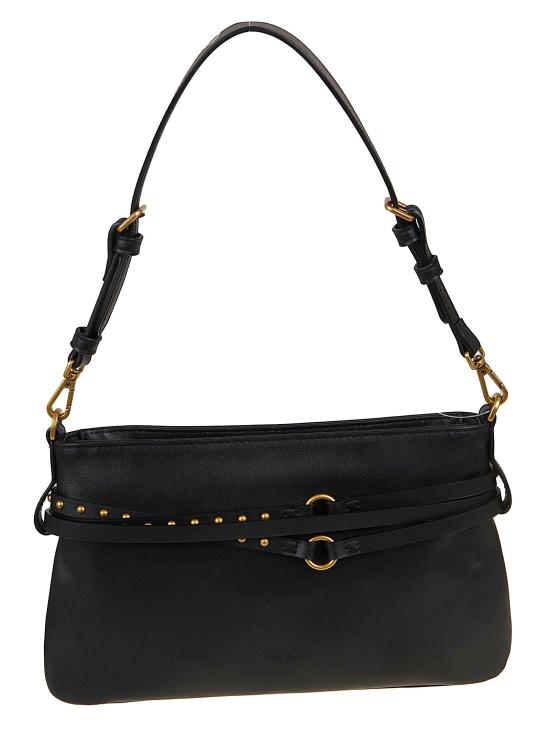 26SS 핑코 숄더백 106177 A0QO Z991 NERO ANTIQUE GOLD - PINKO