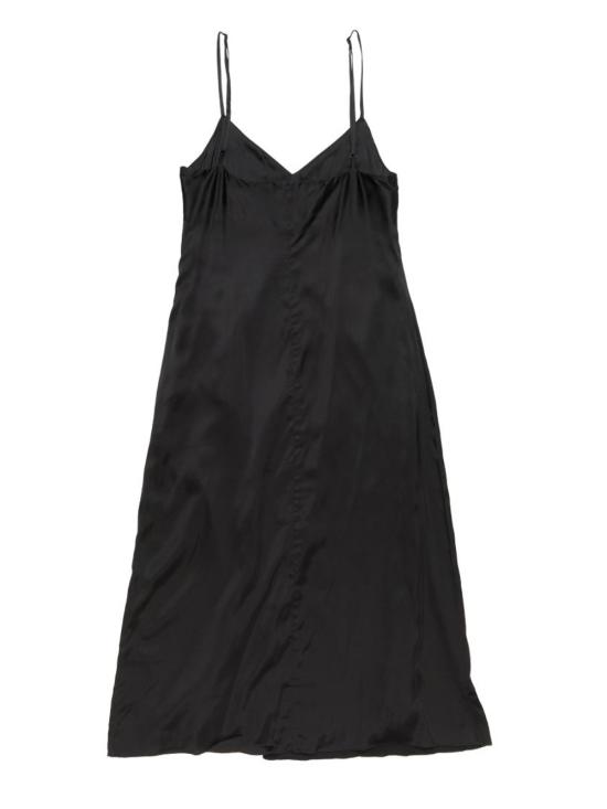 26SS 아크네 스튜디오 사틴 드레스 A20926 900 Black - ACNE STUDIOS