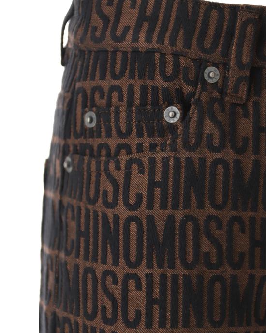 26SS 모스키노 스트레이트 팬츠 0319 2723 A1103 MARRONE - MOSCHINO