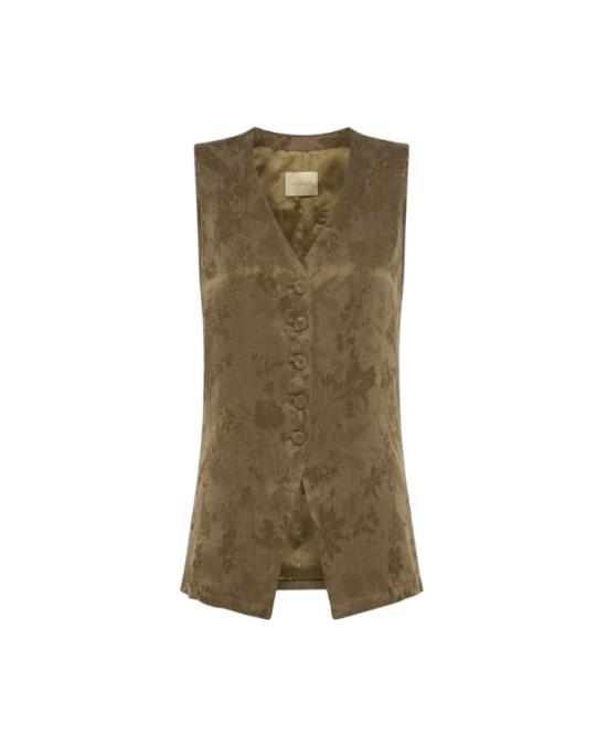 25FW 모모니 베스트 JA029 Brown