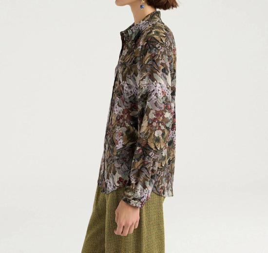 25FW 모모니 블라우스 SH004 Grey - MOMONÍ