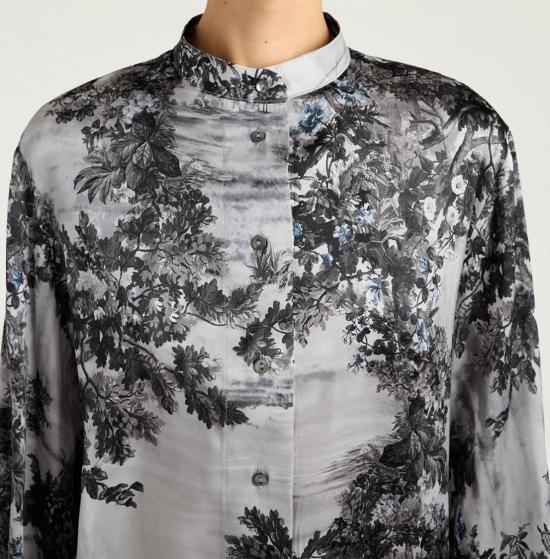 25FW 모모니 블라우스 SH030 Grey - MOMONÍ