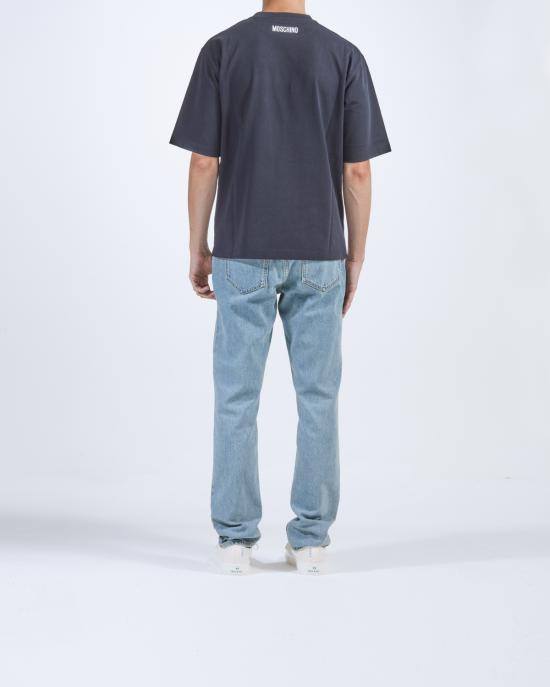 26SS 모스키노 반팔 티셔츠 0703 5244 1555 NERO - MOSCHINO