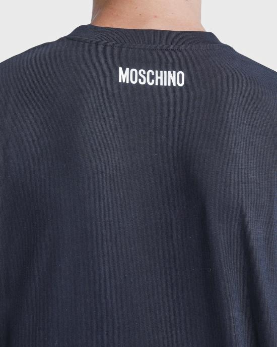 26SS 모스키노 반팔 티셔츠 0703 5244 1555 NERO - MOSCHINO