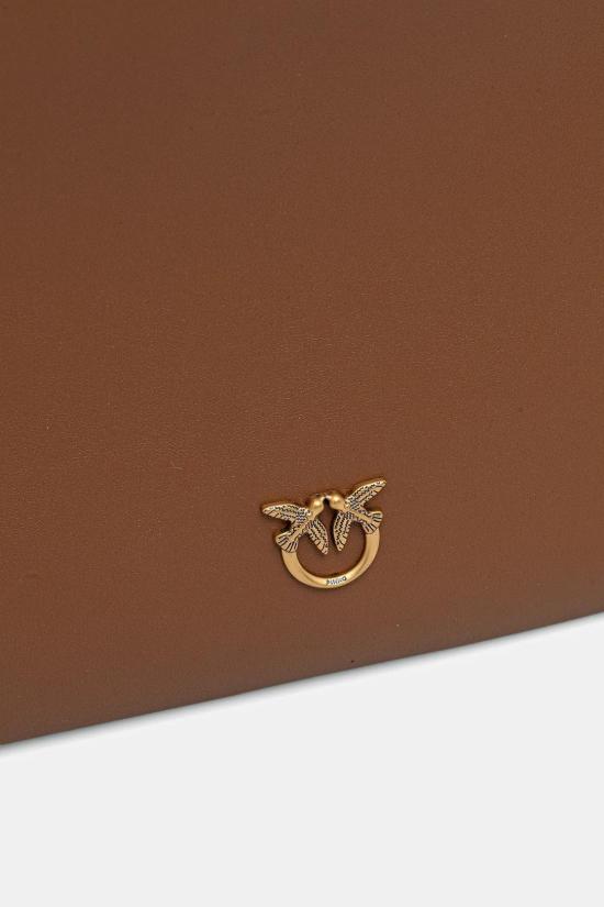 26SS 핑코 토트백 105161A0QO L17Q Marrone leone antique gold - PINKO