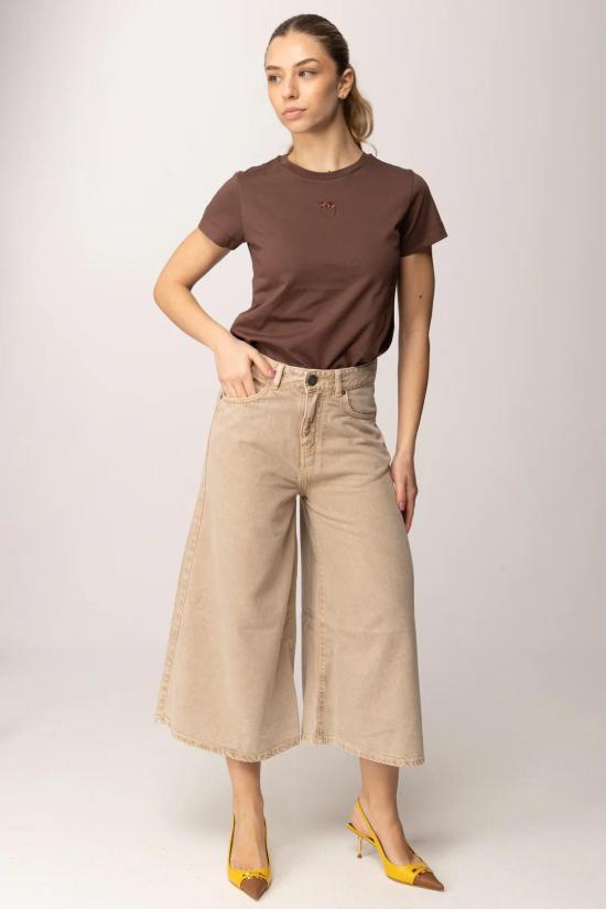 26SS 핑코 숏팬츠 104646A2H6 C88 Beige macrocistide - PINKO