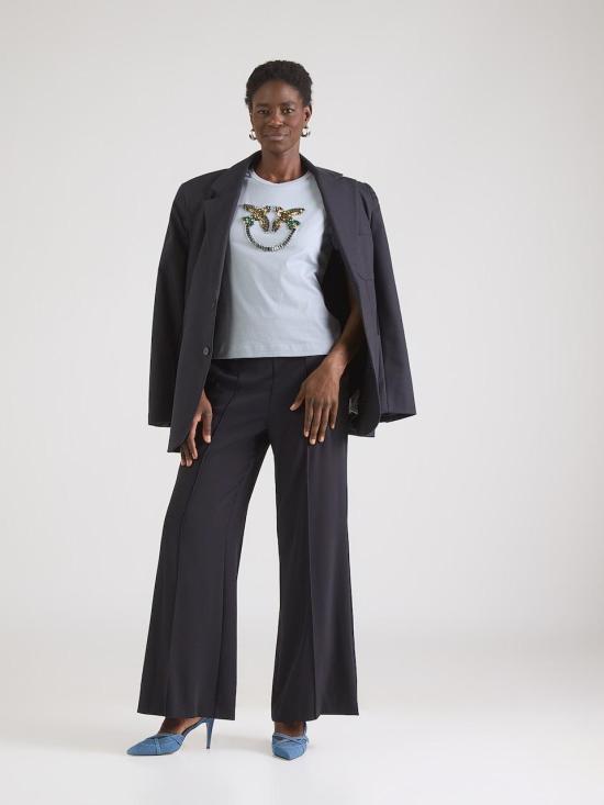 26SS 핑코 반팔 티셔츠 100535A33F E87 Azzurro arona - PINKO