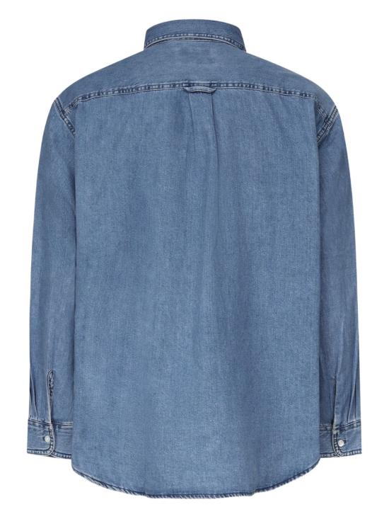 26SS 칼하트 WIP 데님 셔츠 I034525 01 35 Blue - CARHARTT WIP