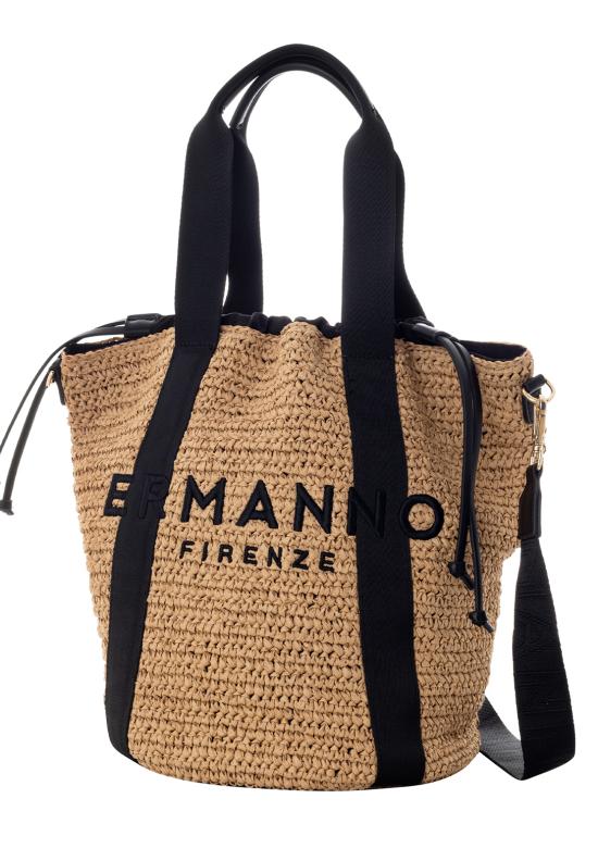 26SS 에르마노 피렌제 토트백 12402096 BLACK Black - ERMANNO FIRENZE