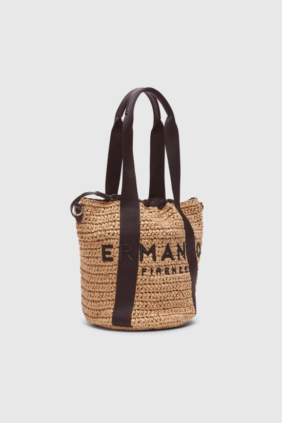 26SS 에르마노 피렌제 토트백 12402096 BLACK Black - ERMANNO FIRENZE