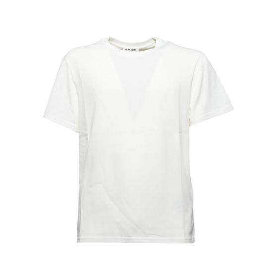 26SS 질샌더 반팔 티셔츠 J47GC0153J20103 102 Cream