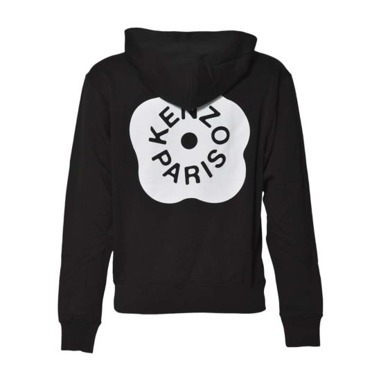 26SS 겐조 후드 티셔츠 FF65HO2574MF 99J Black - KENZO