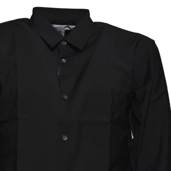 26SS 꼼데가르송 긴팔 셔츠 FZB302PER 1 Black - COMME DES GARCONS