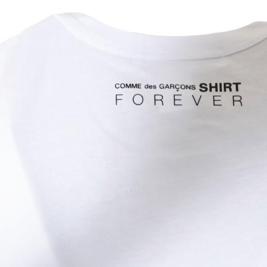 26SS 꼼데가르송 반팔 티셔츠 FZT004PER 4WHITE White - COMME DES GARCONS