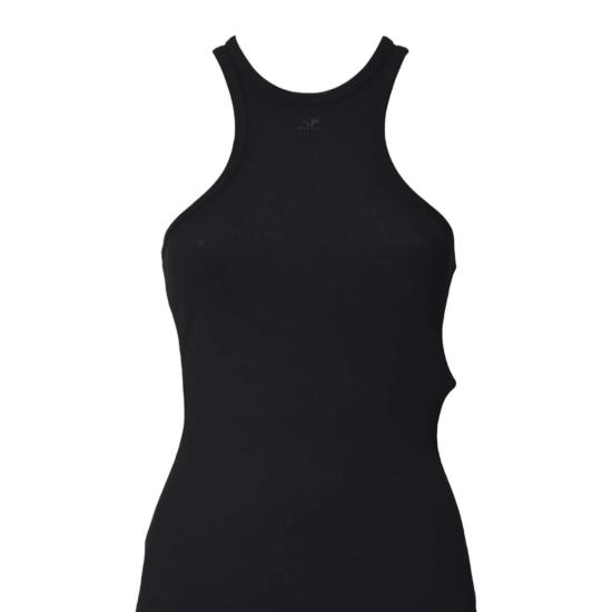 26SS 쿠레쥬 미디 원피스 125JRO586JS0194 9999 Black - COURREGES