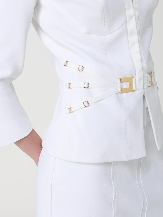 26SS 엘리자베타프랜치 수트 자켓 GI20261E2 360 Ivory - ELISABETTA FRANCHI