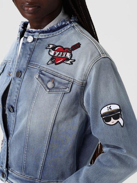 26SS 칼라거펠트 자켓 81KW1404 150 Denim - KARL LAGERFELD