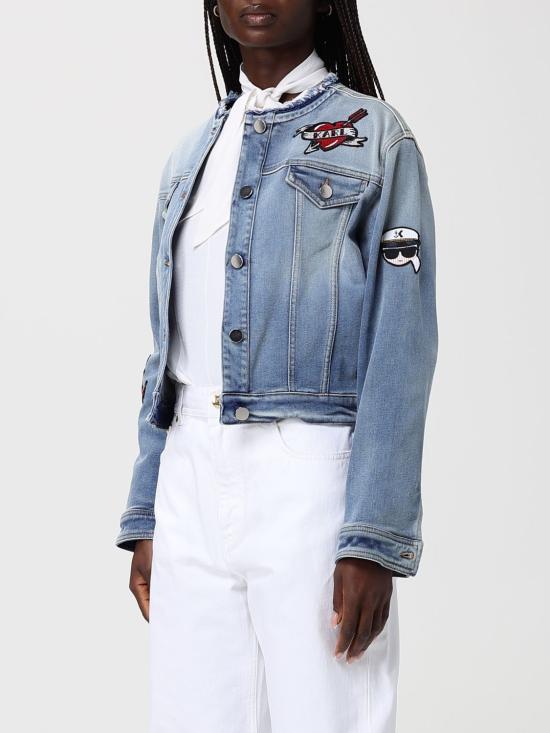 26SS 칼라거펠트 자켓 81KW1404 150 Denim - KARL LAGERFELD