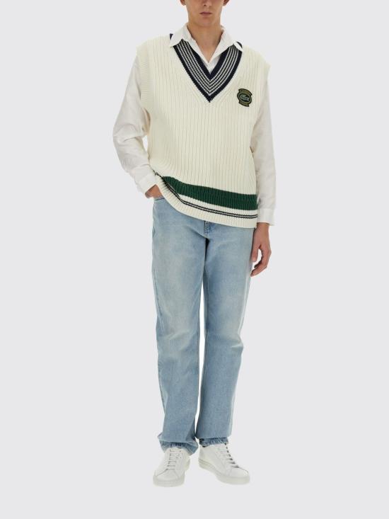 26SS 라코스테 레귤러 핏 프리미엄 코튼 셔츠 CH2933 001 White - LACOSTE